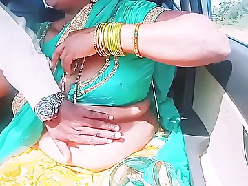 Steaming Silk's Desi car fuck-fest fails as she attempts concerning pound a stranger's car in a Telugu sex